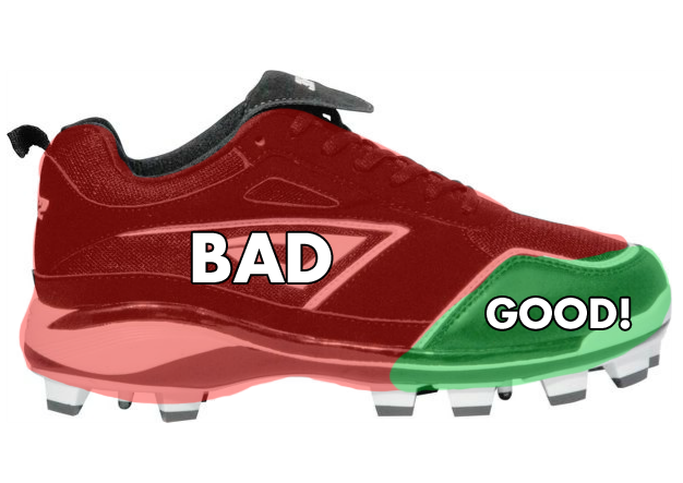 boombah pitching cleats